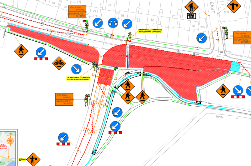 Extra roadworks at Alfie Byrne Road this weekend